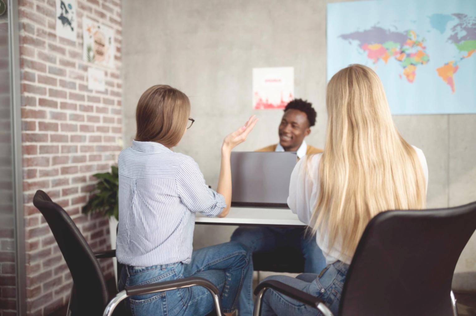Professional consultation meeting with financial planning materials